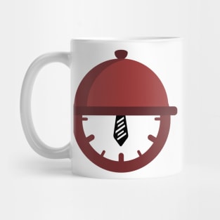 fast serve food time for busy business man and worker Mug